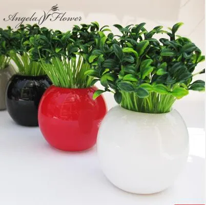 

Artificial plant bean sprouts grass small flowerpots accessories ornaments potted plant bonsai garden Christmas home decor 20pcs