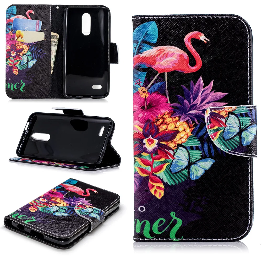 

Leather Wallet Phone Case For LG K10 2017 K4 K5 K7 X power K220DS LG stylo 4 Spirit H340 Flip Stand Book Cover