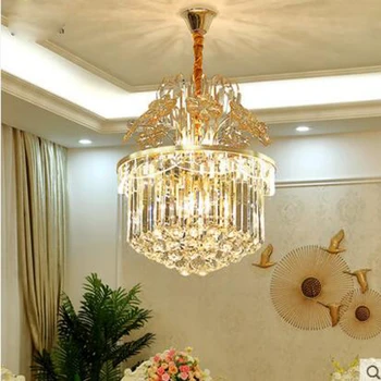 

Restaurant Chandelier European Crystal Chandelier Modern Simple Dining Room Lamps Luxurious Atmosphere Home Bedroom Living Room