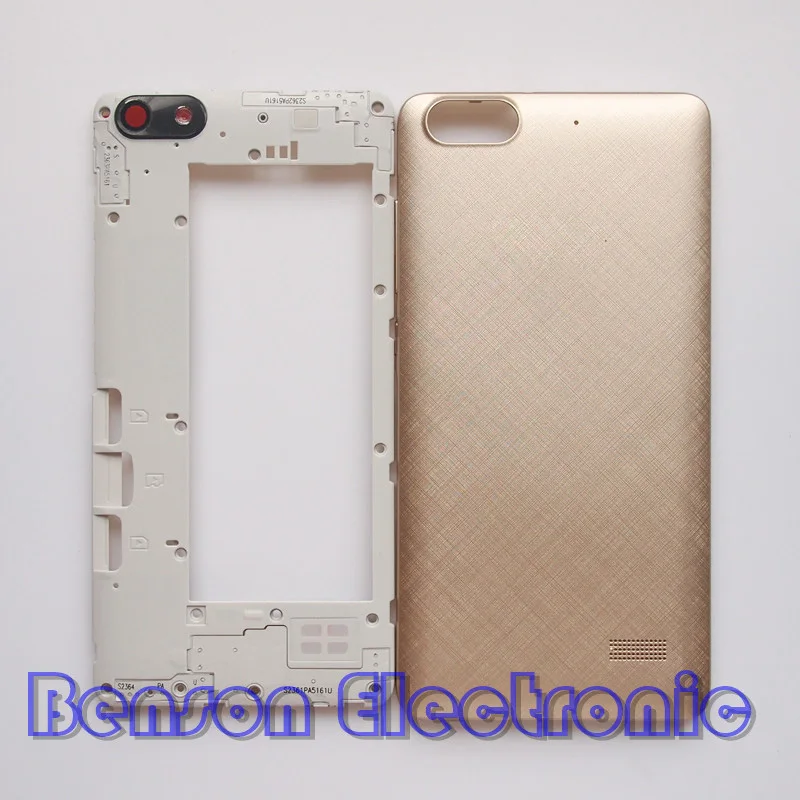 

BaanSam New Middle Frame Battery Back Cover For Huawei Honor 4C Housing Case With Antenna+Camera Lens+Power Volume Buttons
