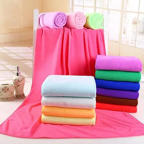 

1pc 70cm x 140cm Women Men Microfiber towels Quick Drying Absorbent Soft Bath Beach Towels Washable Cloths Drop Shipping