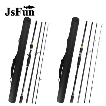 

Lure Fishing Rod 1.8M 2.1M 2.4M 2.7M 3.0M 4 Section M Power Carbon Fiber Spinning/Casting Travel Rod 10-30g Fishing Tackle FG163