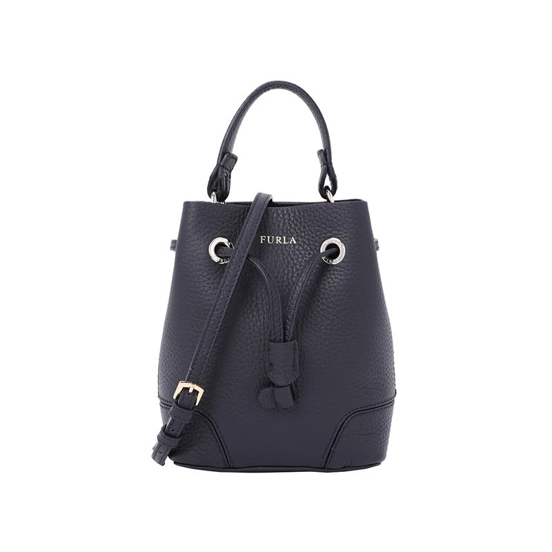 Кожаная мини сумка на шнурке FURLA STACY BOW7|Сумки с ручками| |