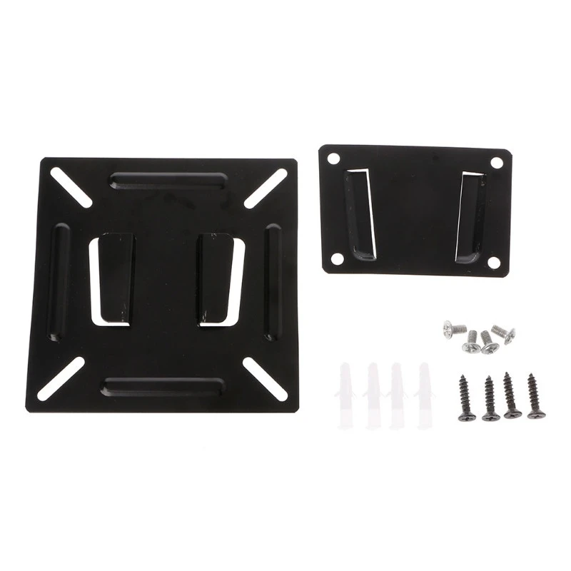 

12 - 24 Inch TV Monitor Flat Screen VESA 75/100 LCD LED TV Wall Mount Bracket Flat Panel TV Holder Stand Bracket