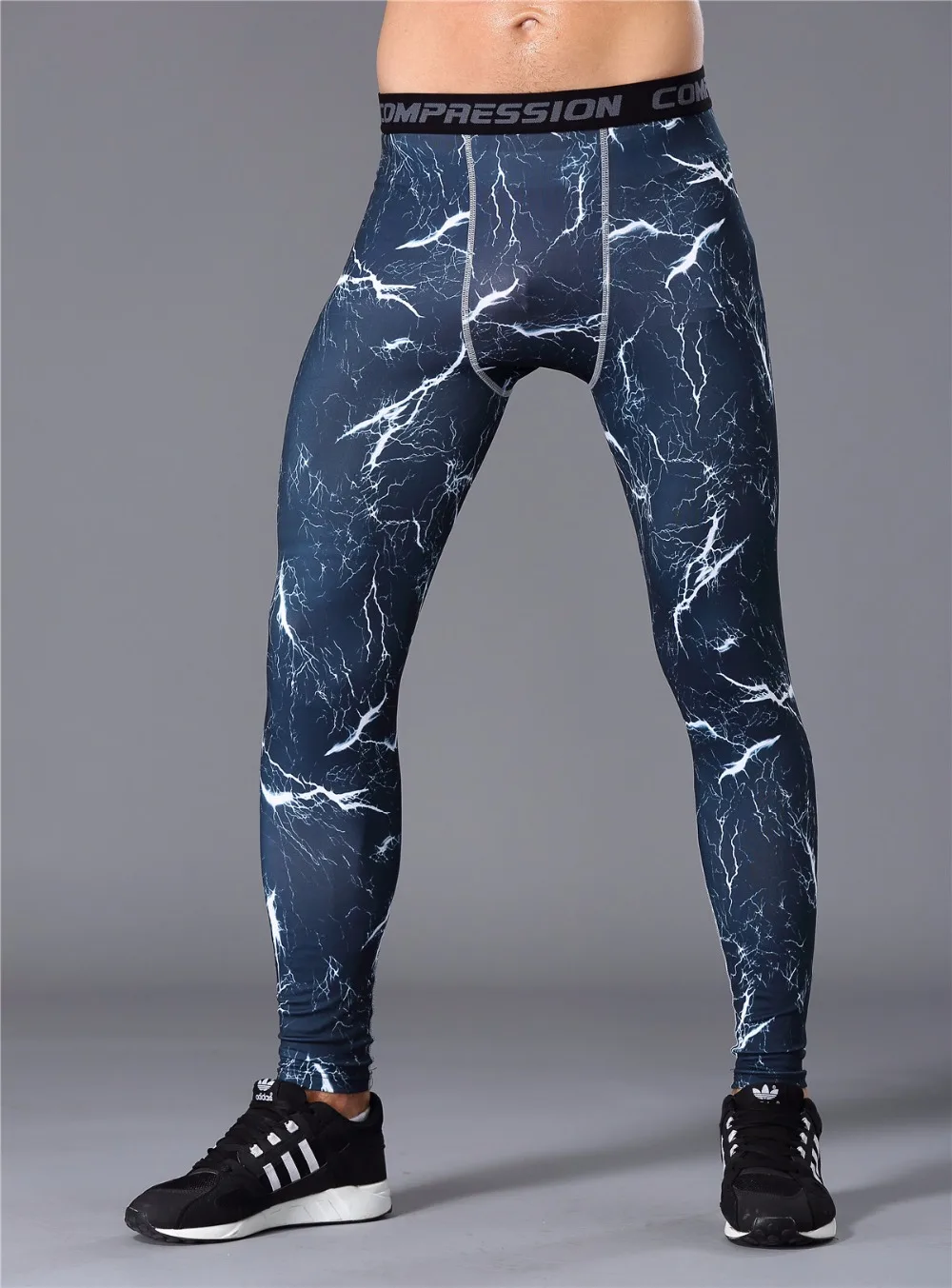 Running men's tight pants camouflage fitness pants training PRO high