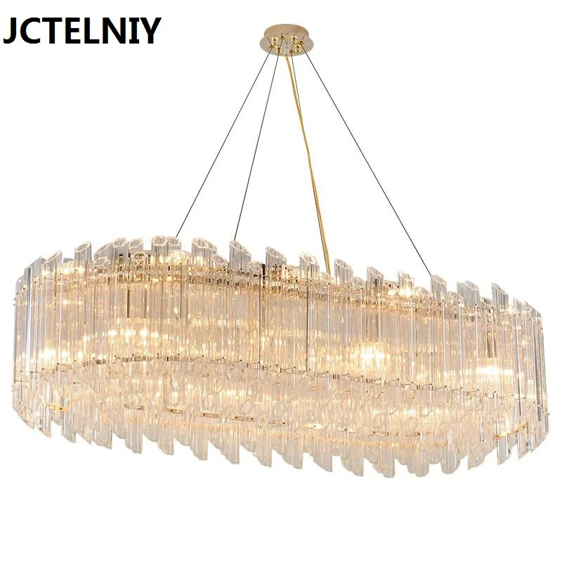 

Post-modern crystal chandeliers modern simple living room bedroom lights light design gold LED new restaurant chandeliers