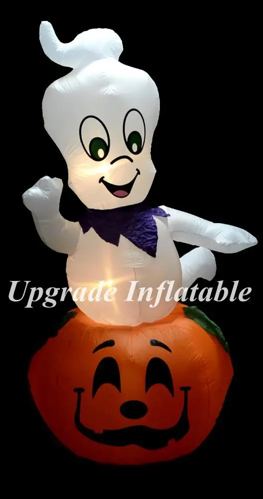 light up ghost on pumpkin outdoor inflatable halloween decorations for salechina