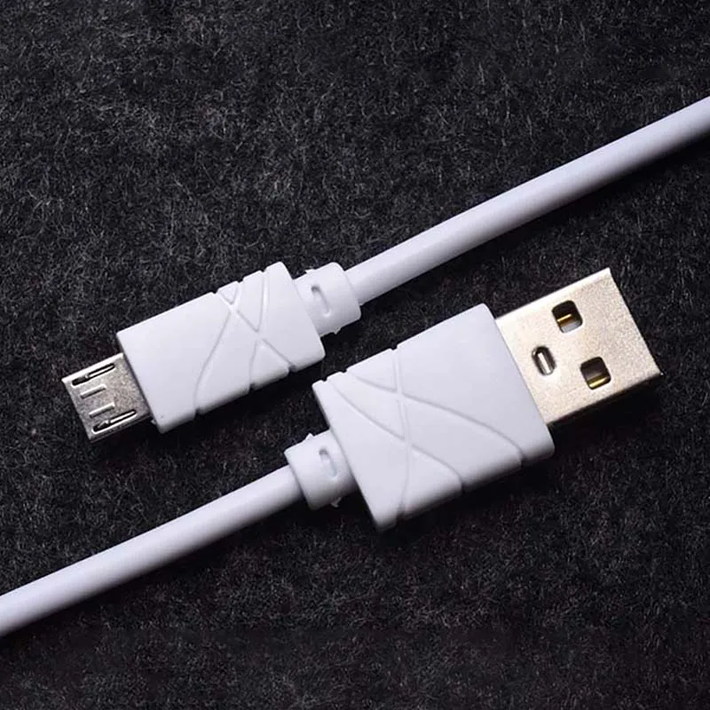 Micro и type-C USB кабель для Xiaomi Redmi Note5 USB зарядный кабель для iPhone 8X7 Plus Android мобильный телефон USB C кабели для передачи данных - Цвет: Белый