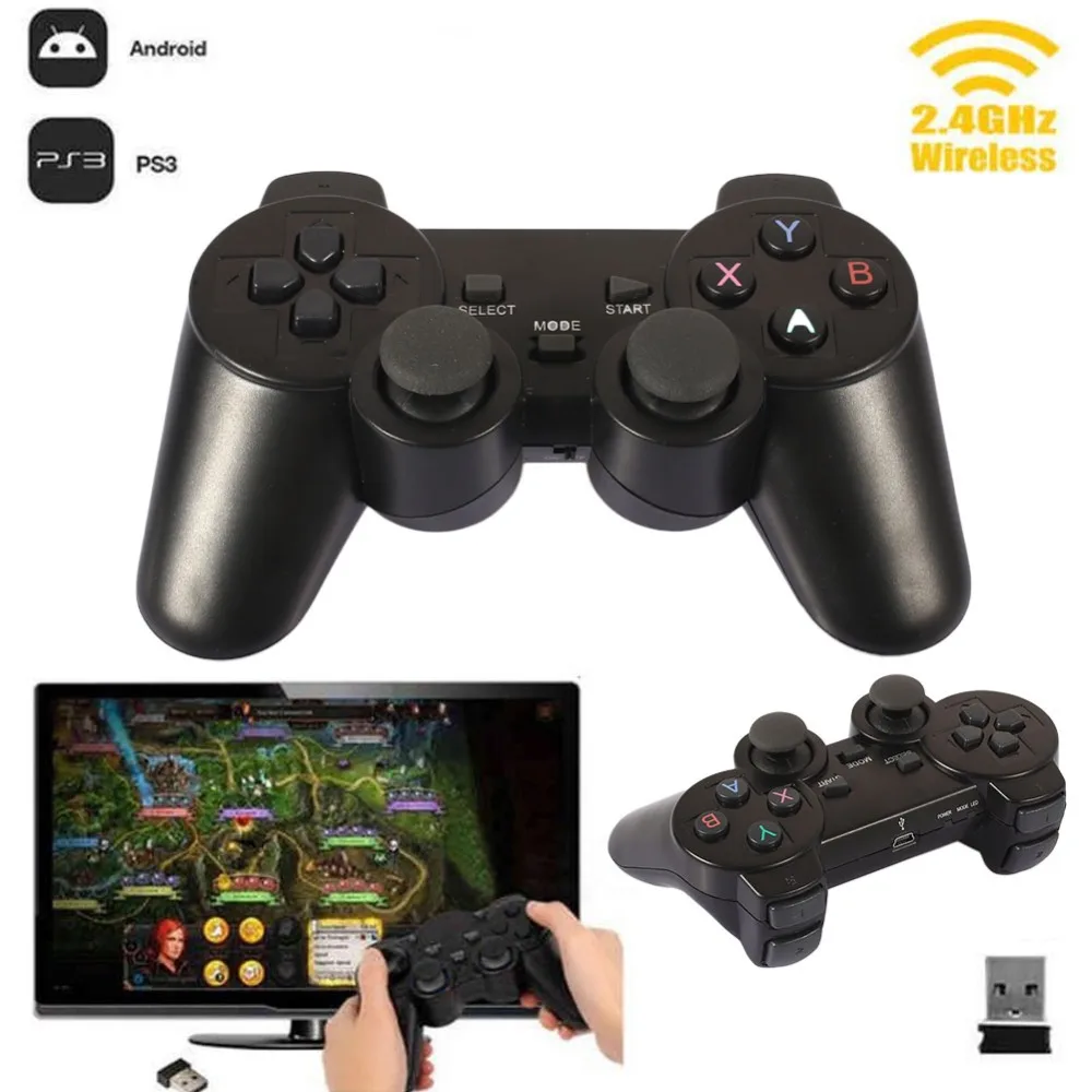2.4G Vibration Wireless Gaming Controller Gamepad Joystick For Android