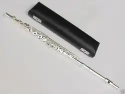 Флейта профессиональная модель флейта 16 отверстие Открыть Посеребренная ключ e ключ № 7