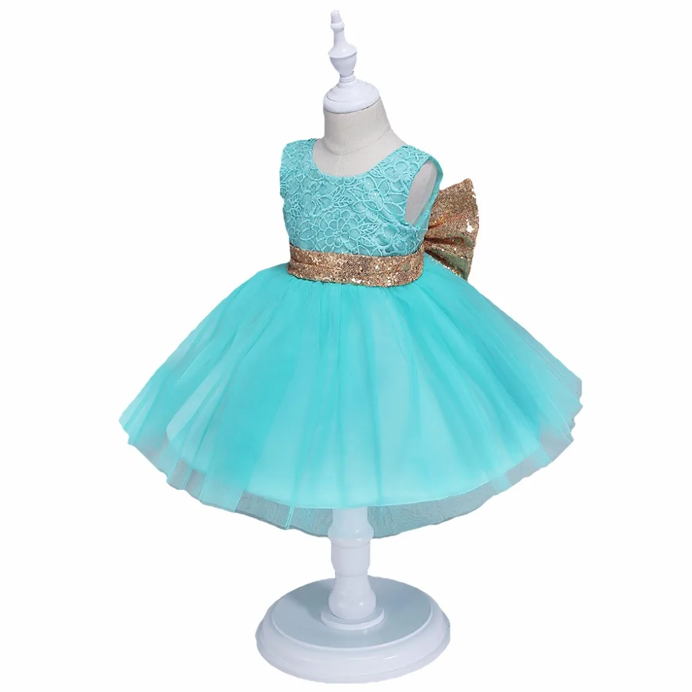 Г., модное платье с блестками и цветочным узором для девочек летние праздничные платья принцессы для дня рождения и свадьбы для маленьких детей Одежда для детей от 0 до 5 лет