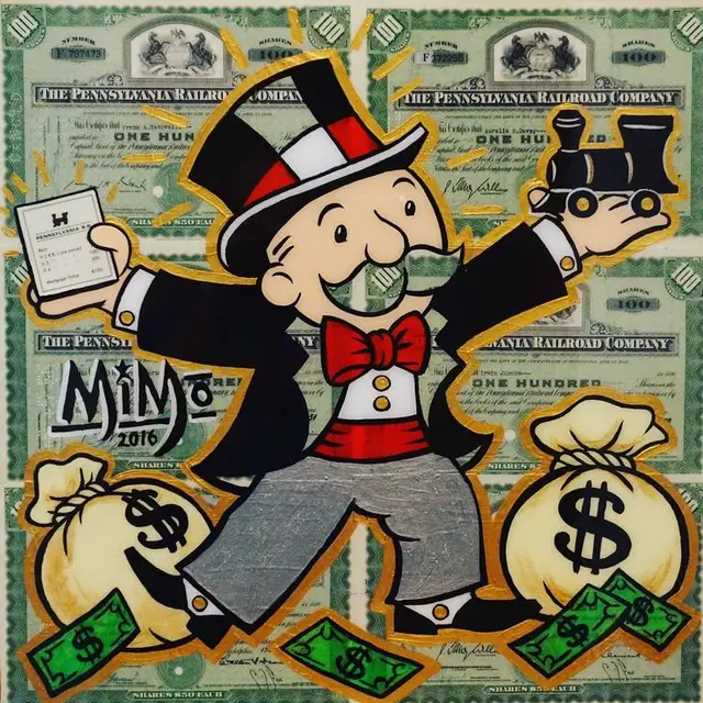 famoust artist mike mozart art mimo painting printed poster