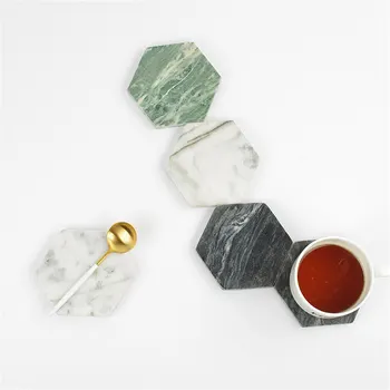 

1 Piece Nordic Natural Marble Storage Tray Chic Cup Mat Fruit Cake Dessert Plate Ring Earring Jewelry Display Tray Desk Coaster