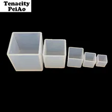 Diy Кристалл эпоксидный Куб Плесень эпоксидный силикон Плесень Для смолы формы Бесплатный помол ручной работы ювелирные изделия высушенный цветок украшения