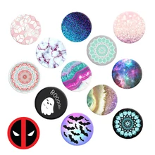 

Top Round Expand Phone Holder Marble Stand Grip Universal Smartphone Tablet 360 Degree Roating Socket Round Finger Holder