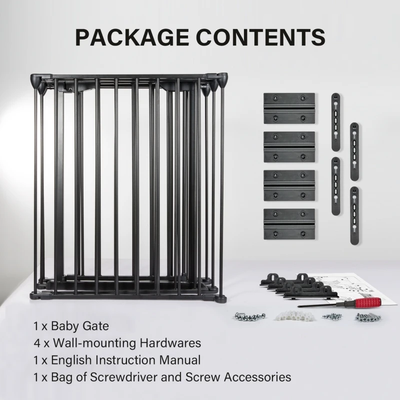 Auto-Safety-BBQ-Fire-Fireplace-Metal-Safety-Gate-With-Door-Lorce-Lock-Black_3_800x800