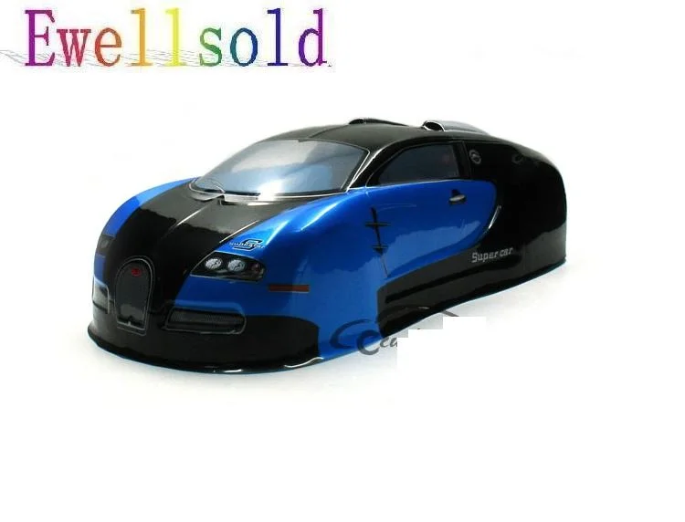 

NO:096 RC 1:10 Scale On-Road Drift Car Painted PVC Body Shell 190MM,Body Shell blue(435*190*130mm,wheelbase 260mm)