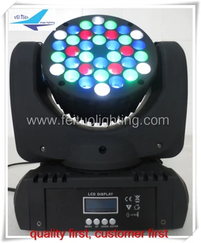 

powercon in and out dmx moving head beam led 36X3W rgbw led beam moving head stage lighting