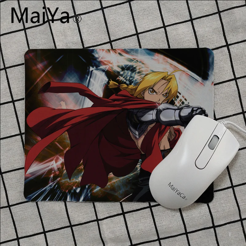 No Lock Edge25x29cm Maiya высокое качество полнометаллический Алхимик ноутбук компьютер коврик для мыши Гладкий коврик для письма настольные компьютеры мат игровой коврик для мыши - Цвет: No Lock Edge25x29cm