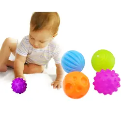 4 шт./лот текстурированная Multi Ball набором развивают тактильных ощущений ребенка детские игрушки Touch ручной мяч для обучение мягкий шарик