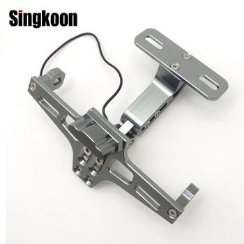 

CNC Motorcycle License Plate Holder Frame Bracket LED Light FOR DUCATI Street Fighter 696 796 796 848 YZF-R15 R1 R3 R6 R15 R25