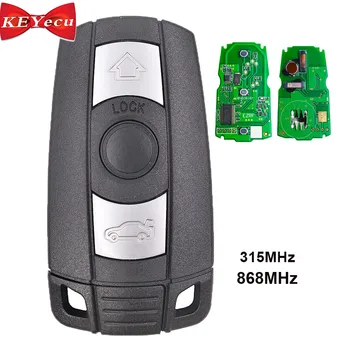 

KEYECU 3PCS Smart Remote Control Car Key 315MHz / 868MHz PCF7952 Chip 3 Button for BMW CAS3 3/5 Series X5