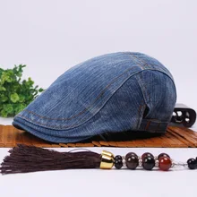 Новый Высокое Качество Бейсболки Моде Джинсовые Ретро Мужчин и женщин Крышка Берета Тенденции Моды Летние Большой