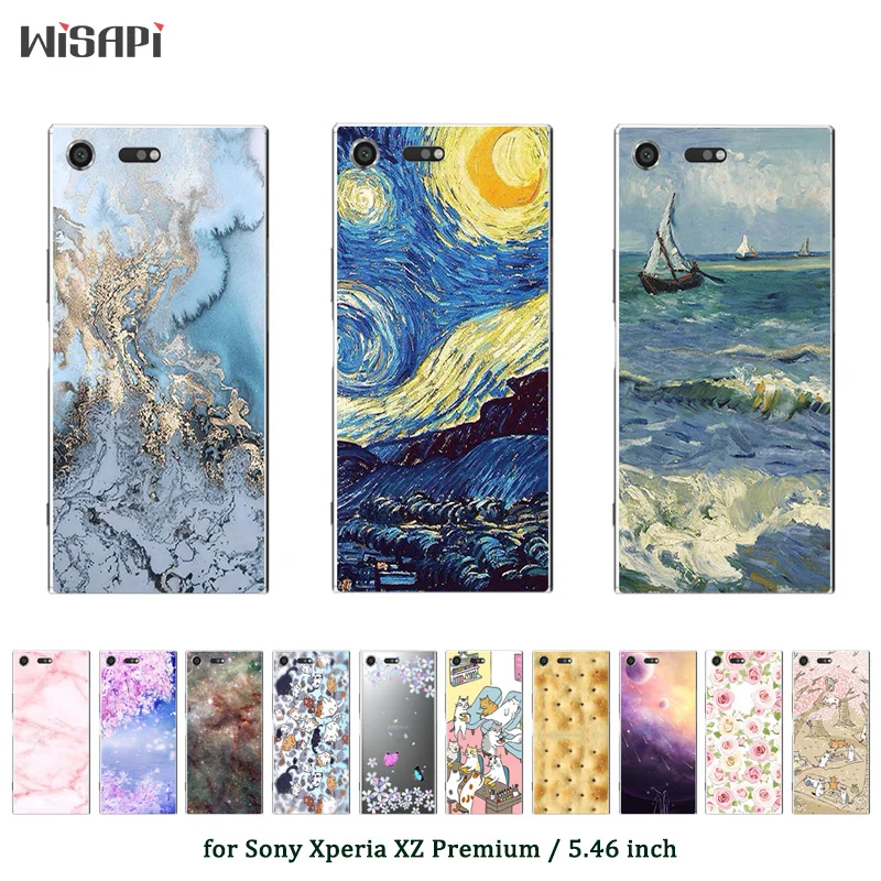 

for Sony Xperia XZ Premium Case for Xperia XZ Premium Case Fashion Printed Soft TPU Phone Bag for XZ Premium Silicone Cover