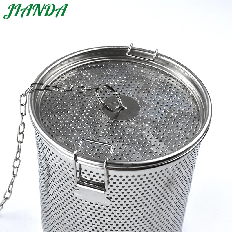 Beste Roestvrij Staal Soep Doos Hot Pot Slakken Scheiding Vergiet Theepot met Kettingen Food Grade Standaard