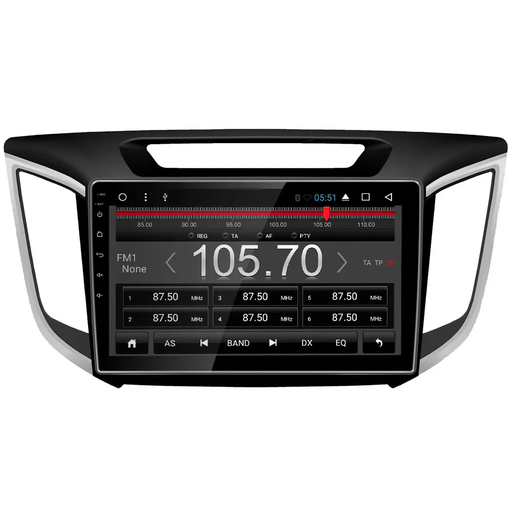 Clearance 10.1" IPS 4G DSP Carplay Android 8 Octa Core 4GB RAM 64GB ROM Car DVD Multimedia Player Stereo For Hyundai IX25 Creta 2014-2018 2