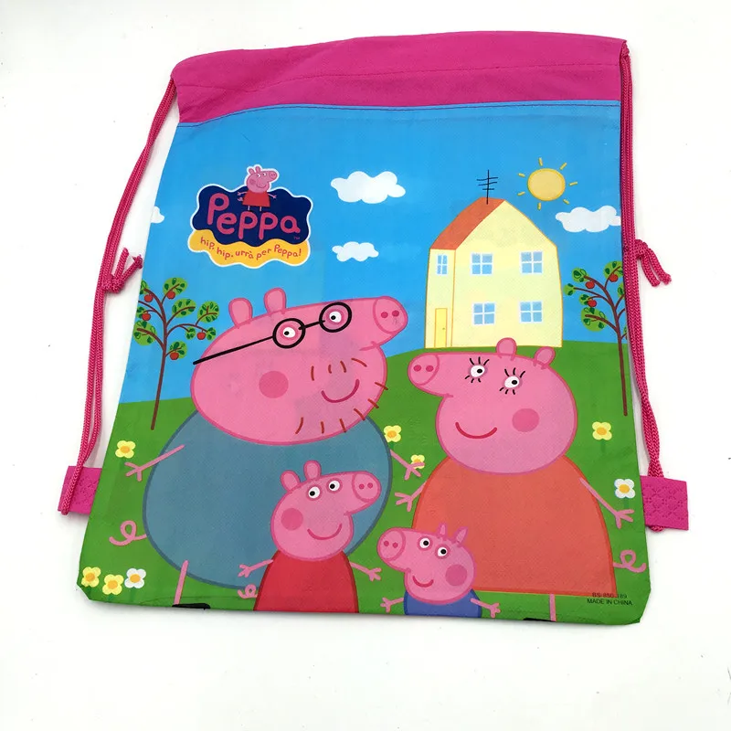12 шт./лот Vampirina тема drawstring сумки Vampirina школьные сумки день рождения поставки - Цвет: pig