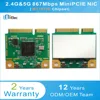 MTK MT7612 2x2 2.4G&5G 802.11ac/b/g/n 867Mbps Half MT7612E MiniPCIE NIC Support omnipeek  PCBA ODM OEM  WiFi Custom Board ► Photo 1/3