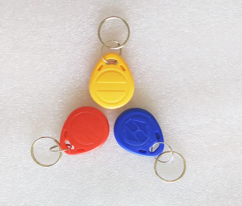

10pcs RF Proximity IC Card Key Fob,13.56M Smart Tags,1K Memery Shape Keyfob Tags