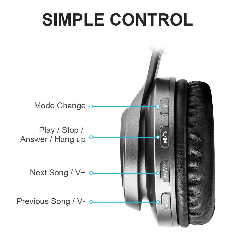 Wireless Bluetooth Headphone Stereo bluetooth earphone wireless headset Young attitude headphones with Mic for phone lordzmix (11)