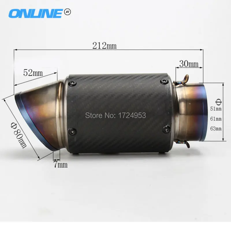 Modified big horse power motorcycle AR flame exhaust titanium alloy and