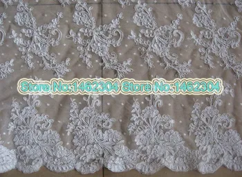 

3Meter Beautiful French Lace, Off White Swill Voile Lace embroidered lace material for Sewing Accessories