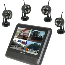 1V4 цифровая сигнальная камера 7 дюймов 4CH Беспроводной Детский монитор Поддержка 4 изображения дисплей в режиме реального времени мониторинг