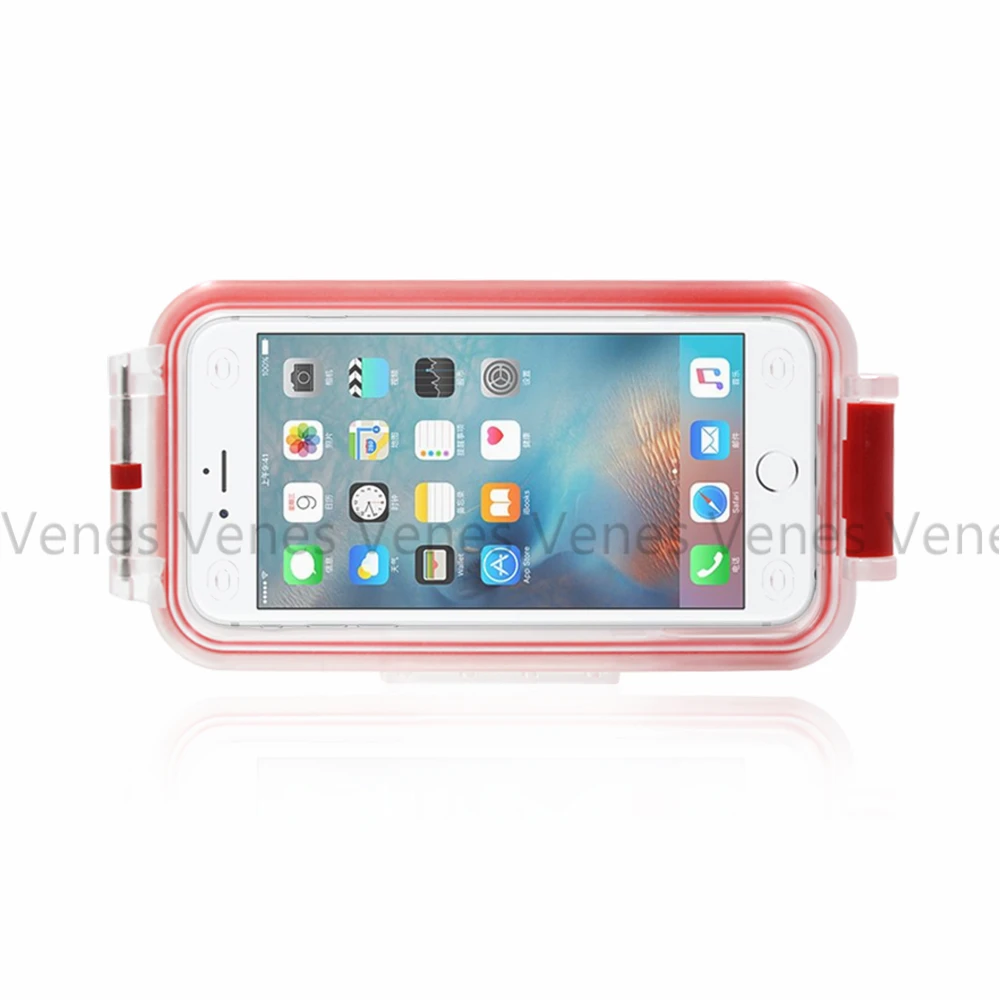 Atualizada do Bluetooth Case de Mergulho Terno de Controle Remoto para o Iphone Tela de Lcd Venes Versão Impermeável x 6 7 Plus 8 5.5 Polegada 30 m - Image 3