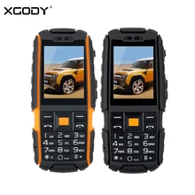 Xgody A9 прочный Водонепроницаемый ударопрочный Телефон МТК FM Bluetooth 4800 мАч фонарик GSM Dual SIM мобильный телефон