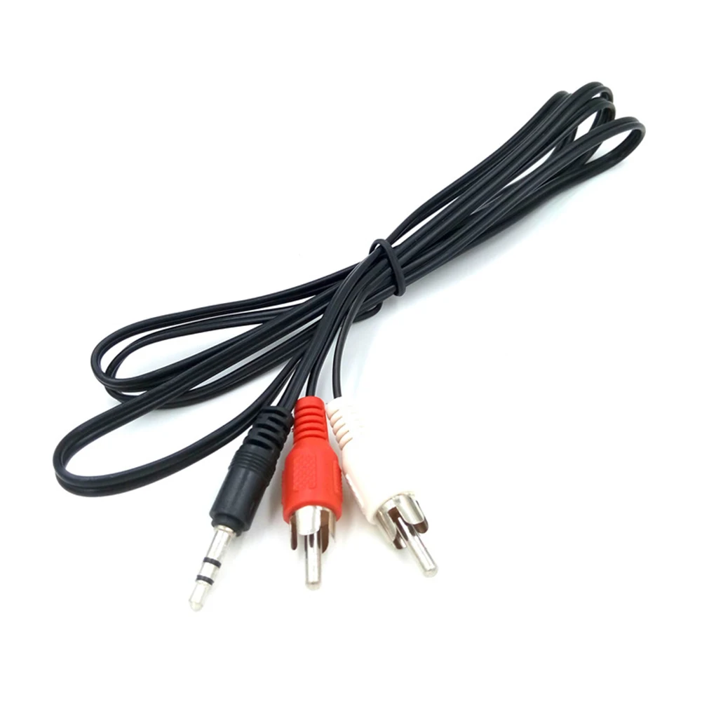

EastVita Cable 2 to 3.5 to 2 Stereo Conversion Cable Jack Mini plug TO 2 Male Stereo Phono Audio Speaker Adapter Cable