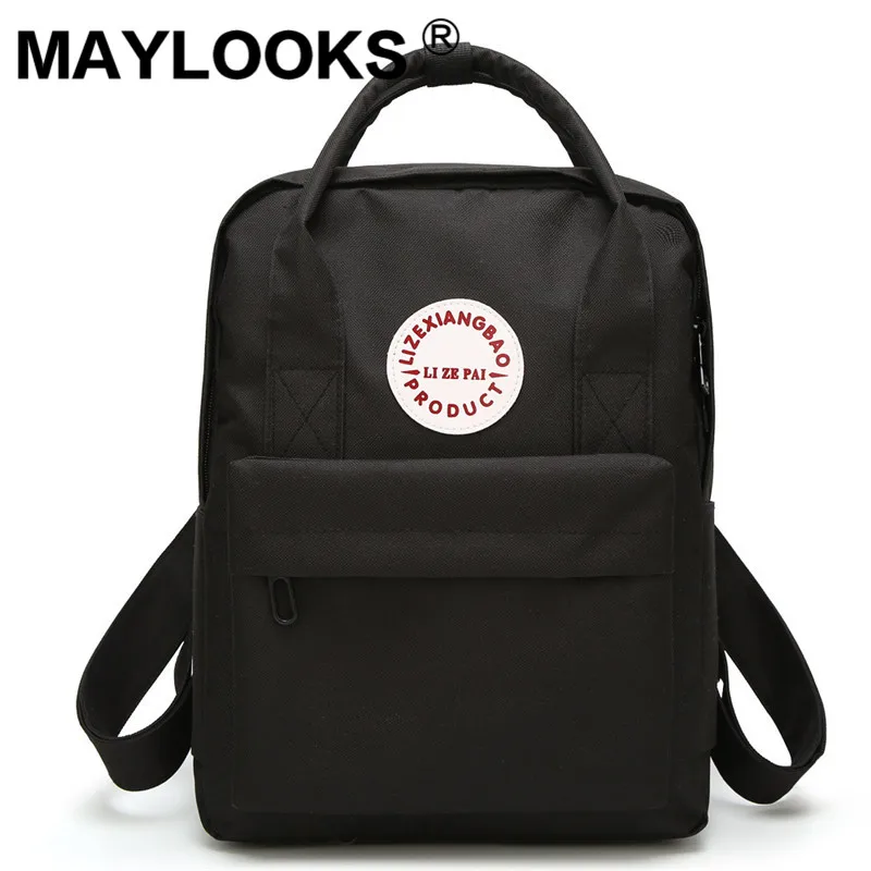 Холст для женщин рюкзак ученик средней школы сумка прилив колледж Ветер модный рюкзак для путешествия сумки M-F70