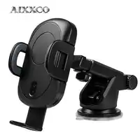 AIXXCO Infrared Sensor Automatic Car Holder FAST Qi Wireless Fast Charger For iPhone X 8 For Samsung S9 Air Vent Mount Charging