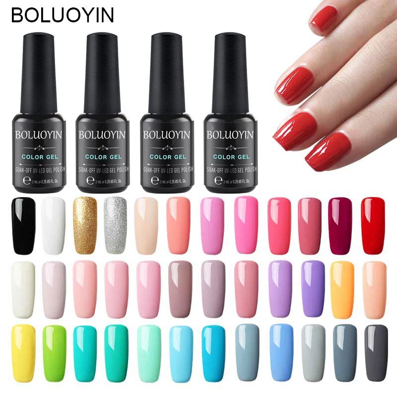 

2019 new Gel Nail Polish 7ml Lucky Colors Gel Polish Nails Primer Semi-permanent UV Gel Polish Lacquer Hybrid Nail Varnish