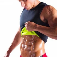 Мужской корректор фигуры, тренажер для живота, сжигание жира, фитнес, жилет для потери веса, горячая Неопреновая спортивная одежда, сауна, мужской жилет для пота