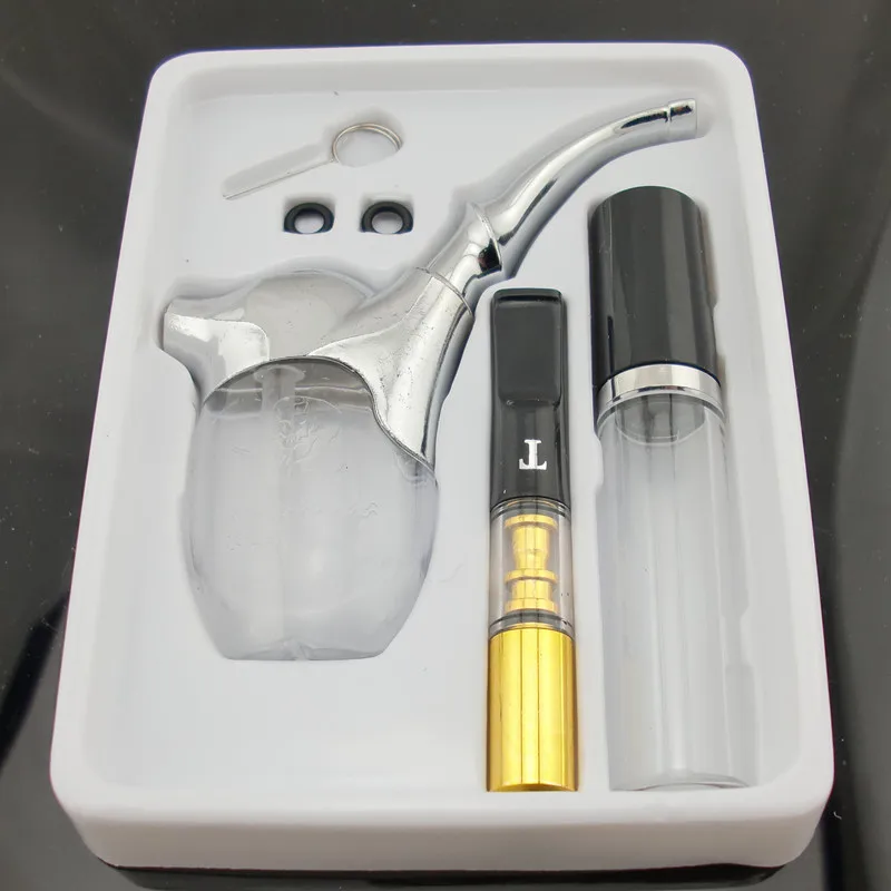 

SWSMOK Set Acrylic Popular Bottle Water Pipe Portable Mini Hookah Shisha Tobacco Smoking Pipes Gift of Health Metal Tube Filter