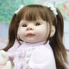 NPK Doll Reborn Baby Doll Realistic Soft Silicone Reborn Babies Girl 22 Inch 55cm Adorable Kids Brinquedos Toy
