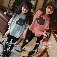 Детская одежда костюмы для девочек Лидер продаж, весенне-осенний спортивный комплект из чистого хлопка с героями мультфильмов для девочек, комплект из двух предметов для отдыха для детей от 4 до 12 лет