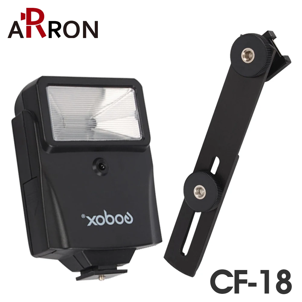 Arron Godox CF-18 Slave Flash Speedlite с горячий башмак Кронштейн для Canon Nikon цифровой SLR DSLR камеры