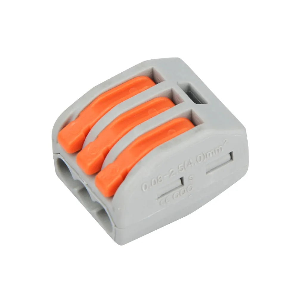 

(10pcs/lot) Mini Fast 222 Series 2 3 4 5 Pin mini fast wire Connectors,Universal Compact Wiring Connector,push-in Terminal Block