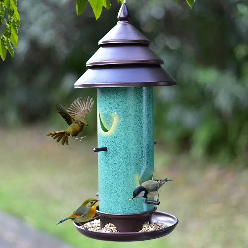 Bird food outdoor balcony wild bird feeding supplies automatic cutting